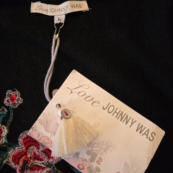 Johnny Was NWT Embroidered Fringe Cardigan - Picture 5 of 15